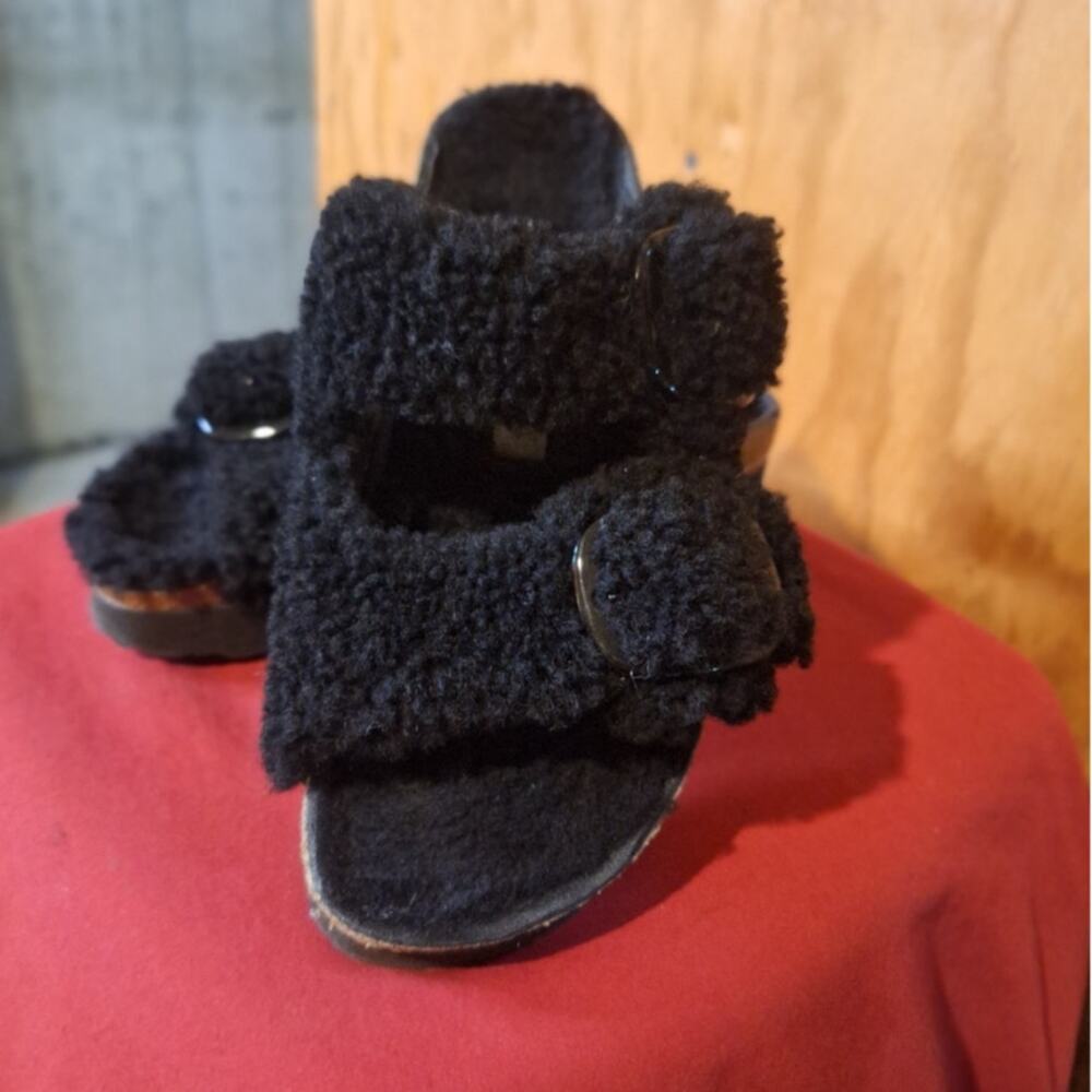 Birkenstock Arizona Papillio Teddy Shearling Sandals Comfy Cozy Bohemian Hippie